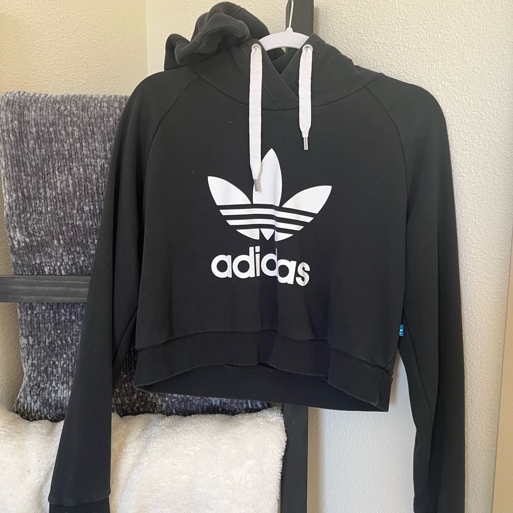 Adidas cropped hoodie